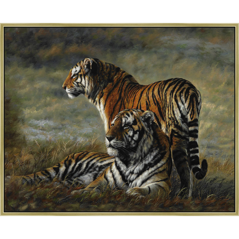 « aspairing pair »-« floater », reproduction d’art sur toile, Or