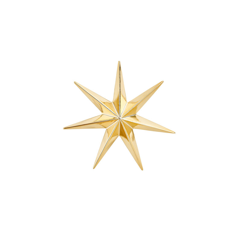 Étoile murale stellaire, Or, H 10 po x l 10 po x P 2,5 po