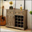 Armoire à vin avec 2 tiroirs Farmhouse