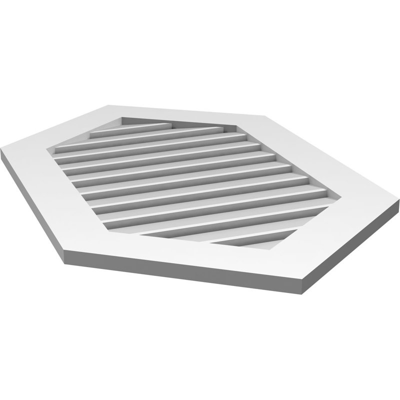 Pente verticale verticale en uréthane 9 pi, H 1 po x l 24 po x L 40 po