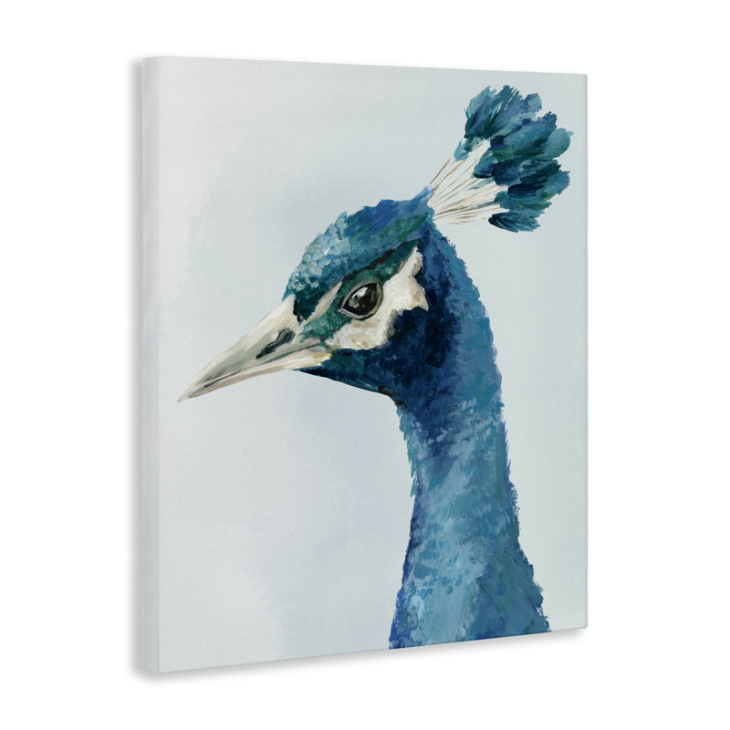 Plume de paon Vivid Plumage, conception par Hannah Dawson, H 20 po x l 16 po