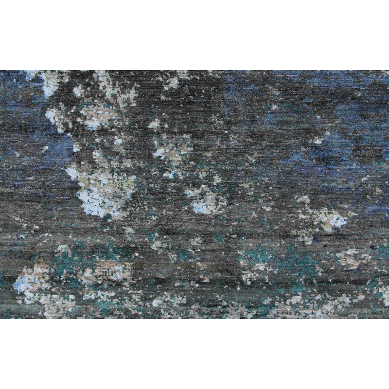 Geometric Hand Knotted 178cm X 236cm Area Rug