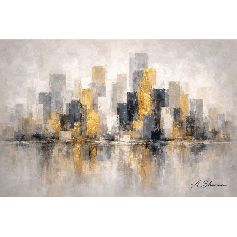 Toile tendue sur toile, L 36 po x H 24 po x P 1,5 po