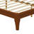 Solid Dry Bamboo Wood Platform Bed Frame, With Wood Slat Support-1700604790
