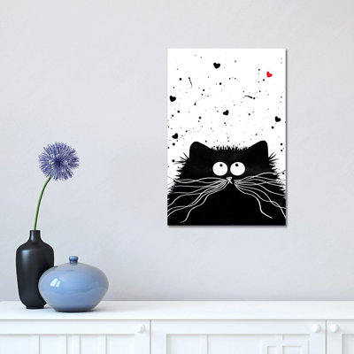 Félin affectueux par Kim Haskins-impression d’art graphique