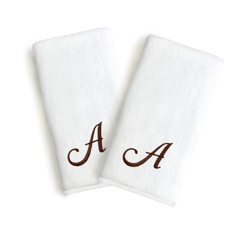 Soft Twist Hand Towel, Letter: A