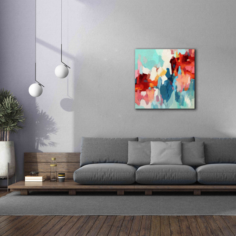 «Abstraction 2» par Christov Art, estampe numérique sur toile, H 37 po x l 37 po x P 1,5 po