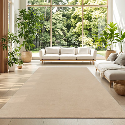 Tapis doux, doux, à poils courts, antidérapant, de couleur unie, lavable