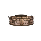 Rustic Lodge 4 - Light Flush Mount