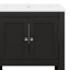Meuble-lavabo 24 po avec lavabo, meuble-lavabo simple avec portes et tablette ouverte, petit meuble-lavabo avec lavabo-114229535