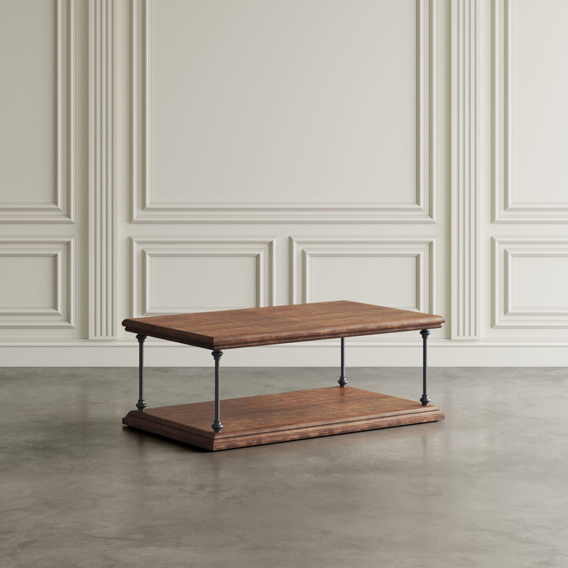 Jiyana Solid Wood Top Coffee Table
