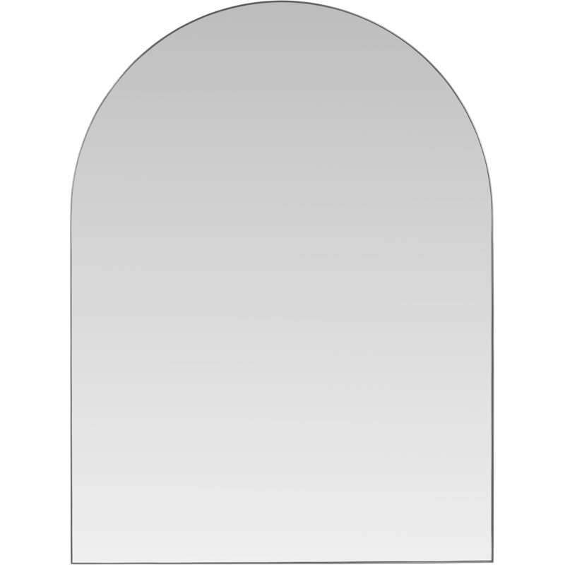Metal Arch Mirror, Brushed Nickel