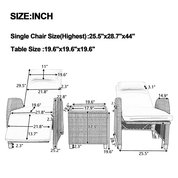 Dimensions du produit