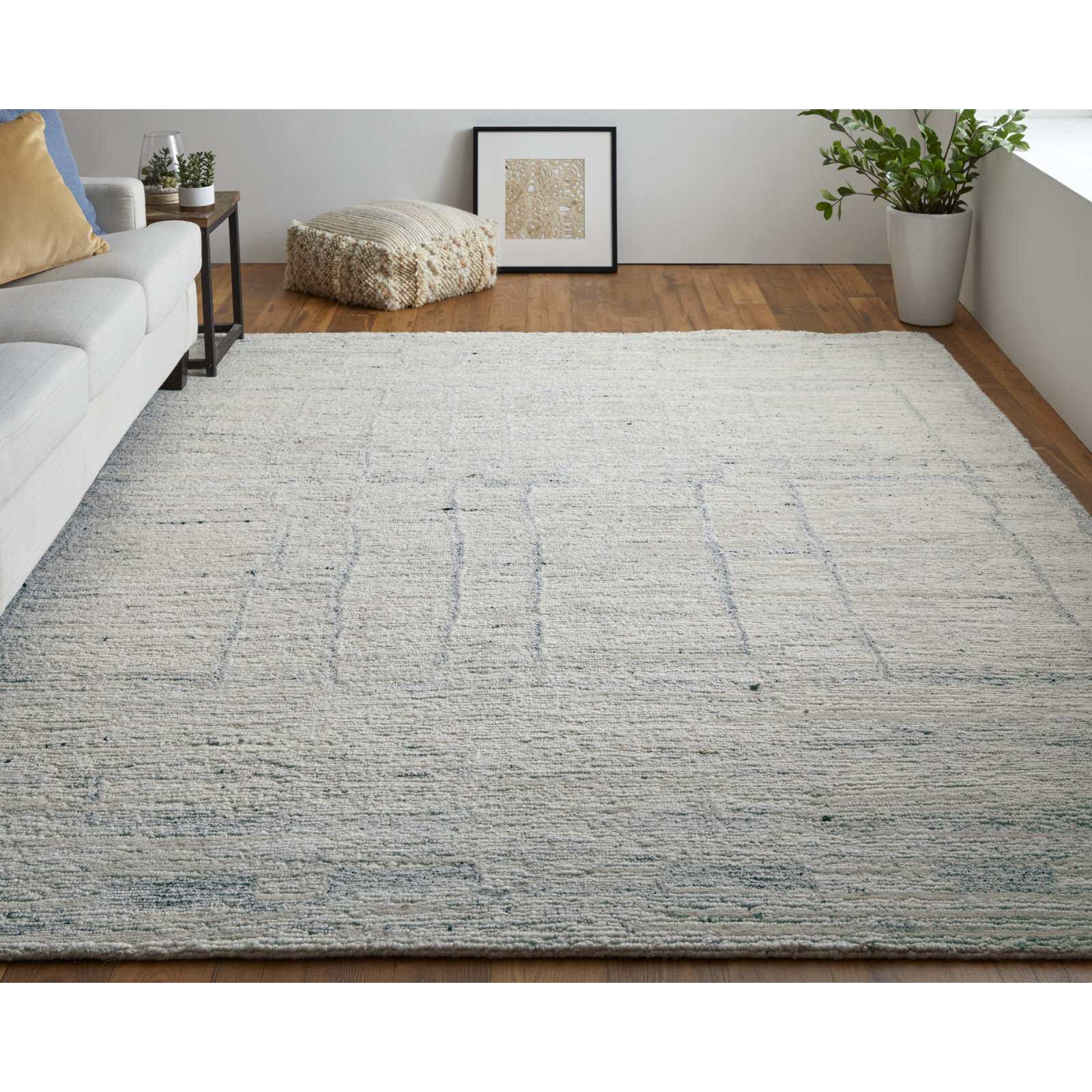 Handmade Rug, Rectangle 5'6" x 8'6"