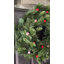 Couronne de Noël de luxe en pin à feuilles persistantes de 61 cm (24 po) - Décoration intérieure/extérieure pour porte d'entrée