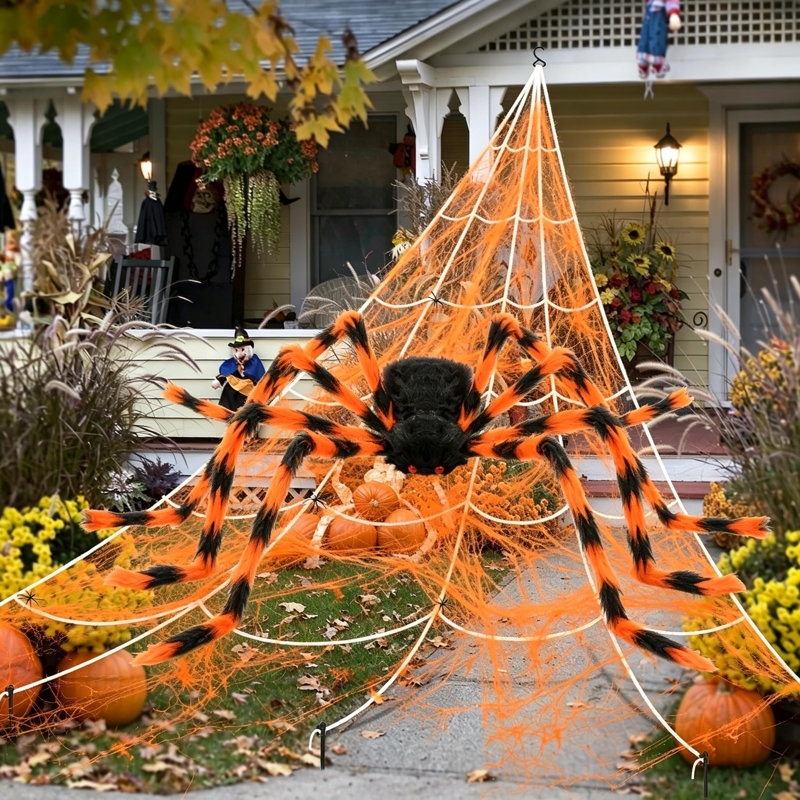 Halloween Decoration, Black Furry Spider