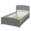 Platform Bed With Trundle-212850089