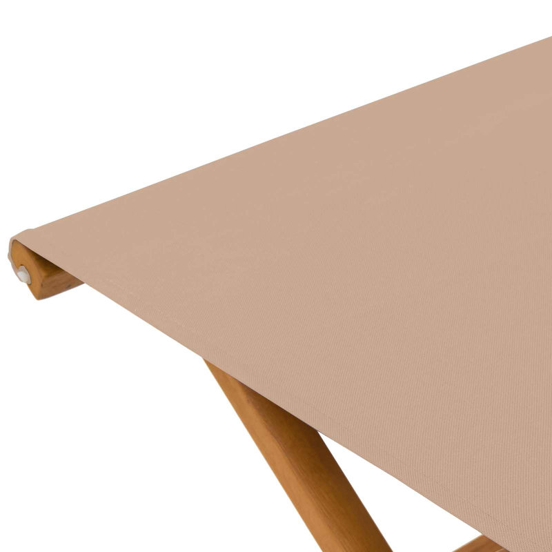 Polyester Patio Folding Chair Folding Chair Set, Taupe