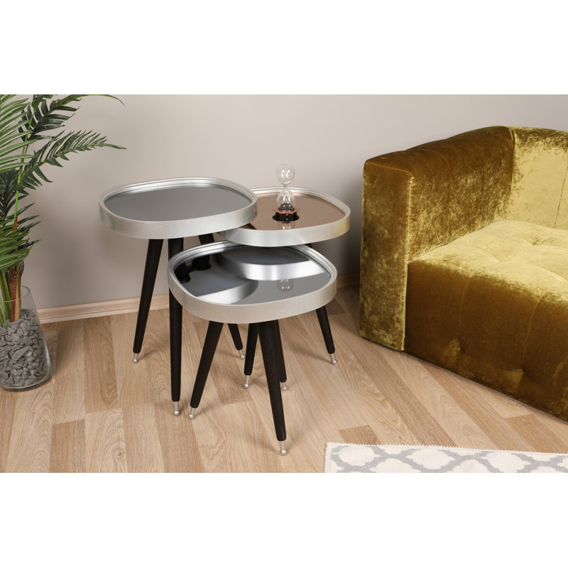Tables gigognes 3 plateaux