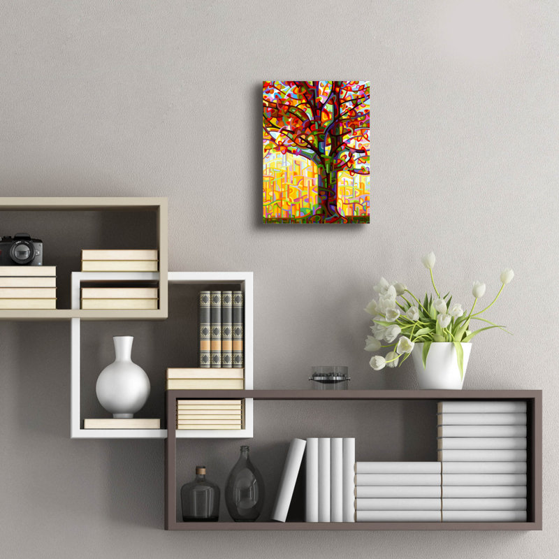 Red Barrel Studio® «Emperor» par Mandy Budan, art mural en verre acrylique, ACR-29654, H 16 po x l 12 po x P 0,13 po