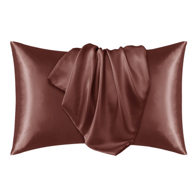 Silk Satin Soft Pillowcases 2 PCS(Cover Only)
