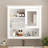 32" Bathroom Wall Cabinet Mirror, 4 Shelf Storage, Modern Bath Style With Adjustable Shelves, Neat Look-583802723-583802721