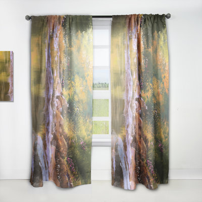 Velvet Room Darkening Single Curtain Panel