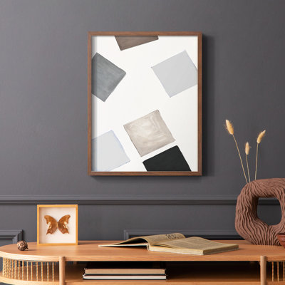 «Block Encounter Revisit II», reproduction encadrée - bois massif