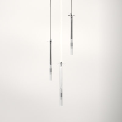 Sapan 3 Light Glass Dimmable Pendant