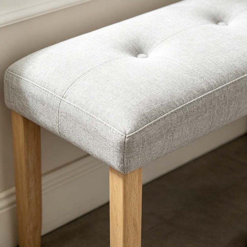 Banc rembourré moderne capitonné