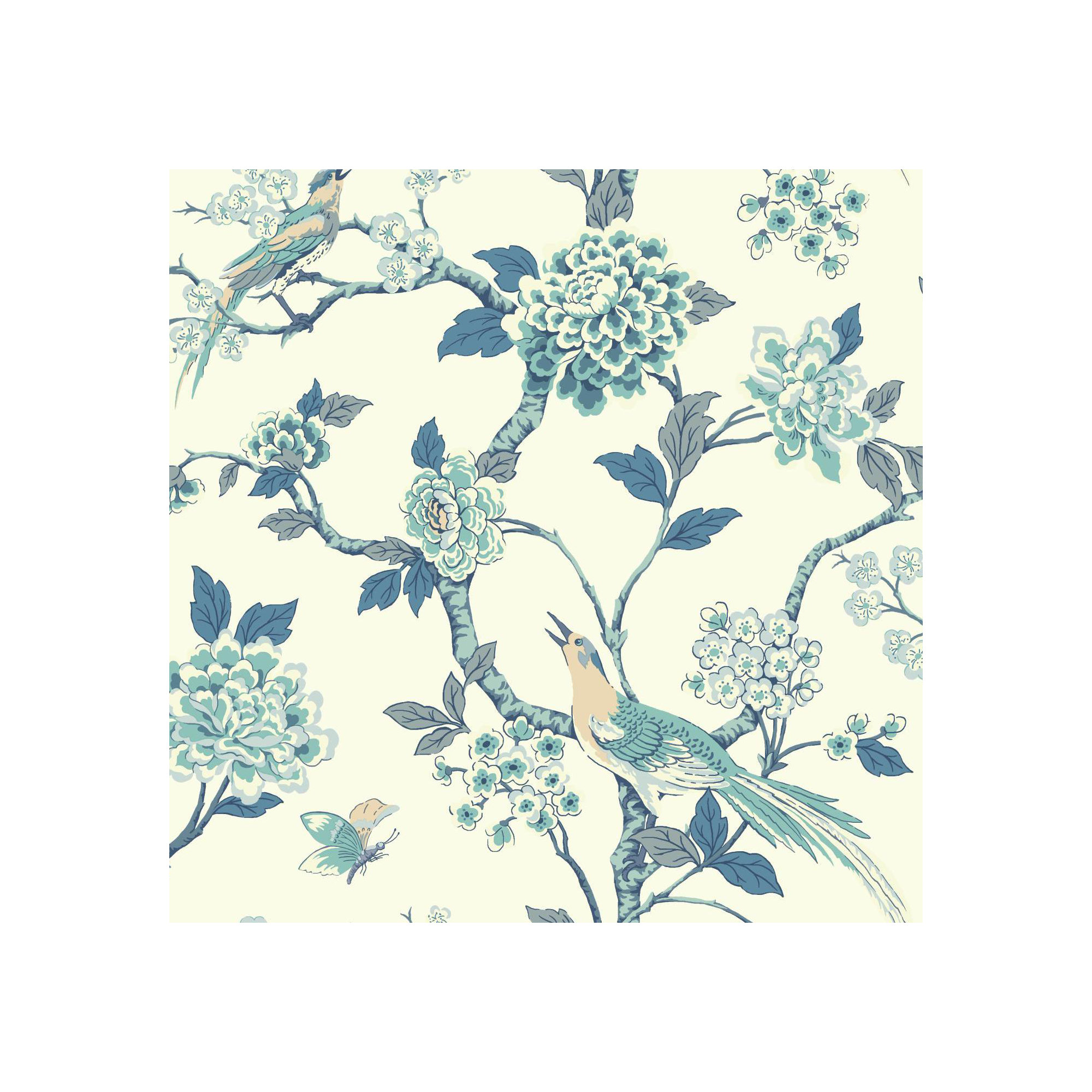 Ashford Toiles Wallpaper, Blue