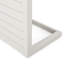 Table en forme de C CAPE CORAL ALU-1607951230
