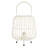 12.35'' H Iron Tabletop Lantern