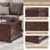 Remzo 31.5"W Square Farmhouse Coffee Table With Hinged Lift Top,Wood Center Table with Hidden Storage
