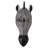 Tribal-Style Zebra Mask Wall Sculpture