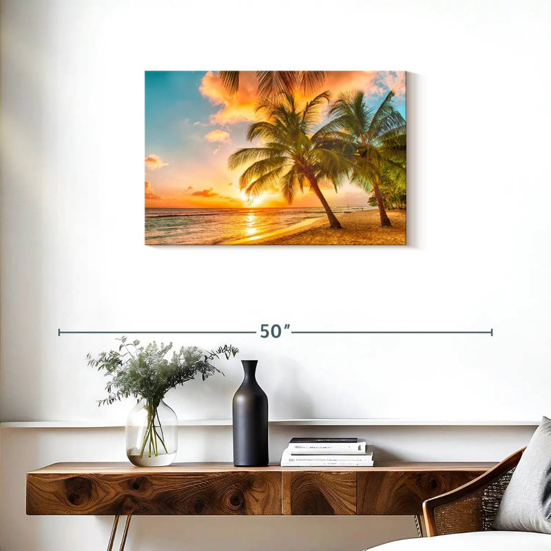 Barbados Island, reproduction sur toile, L 20 po x H 30 po