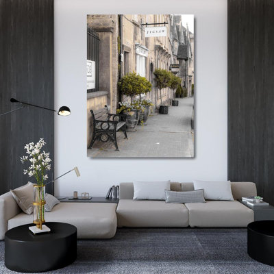 «Red Barrel Studio® Frank», art sur toile tendue par la galerie Assaf: Anciens bâtiments de Tetbury