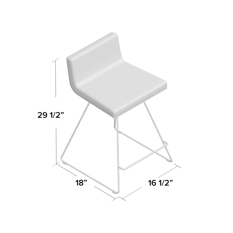 Gladwell Counter & Bar &Stool, Bar Stool (29” Seat Height), Black, Cinnamon PPM