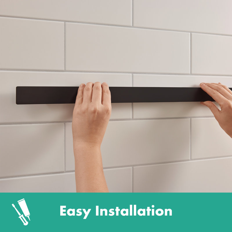 WallStoris hansgrohe Towel Bar, Matte White
