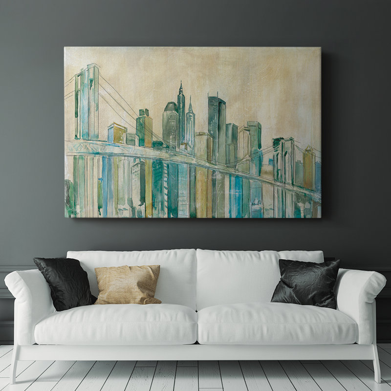 New York - Cavas enveloppés de galerie, H 32 po x l 48 po