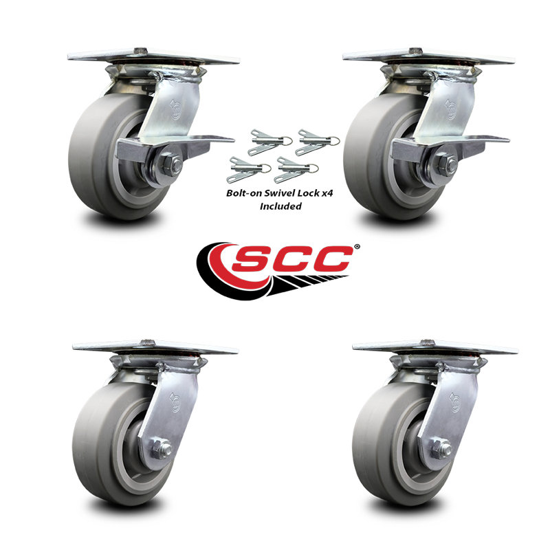 4 Piece Thermoplastic Caster Set