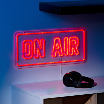 Signography Neon Collection Wall Sign with USB On Air