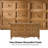 Ilesha 58" Wide Transitional 4 Door Sideboard with Adjustable Shelves and Solid Wood Legs-1742310039