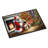 Lhasa Apso and Santa Claus Doormat-1004628989