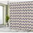 Chevron Shower Curtain with Hooks Included-44237930-94822028