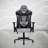 Techni Sport Adjustable Reclining Ergonomic Swiveling PC & Racing Game Chair in Gray