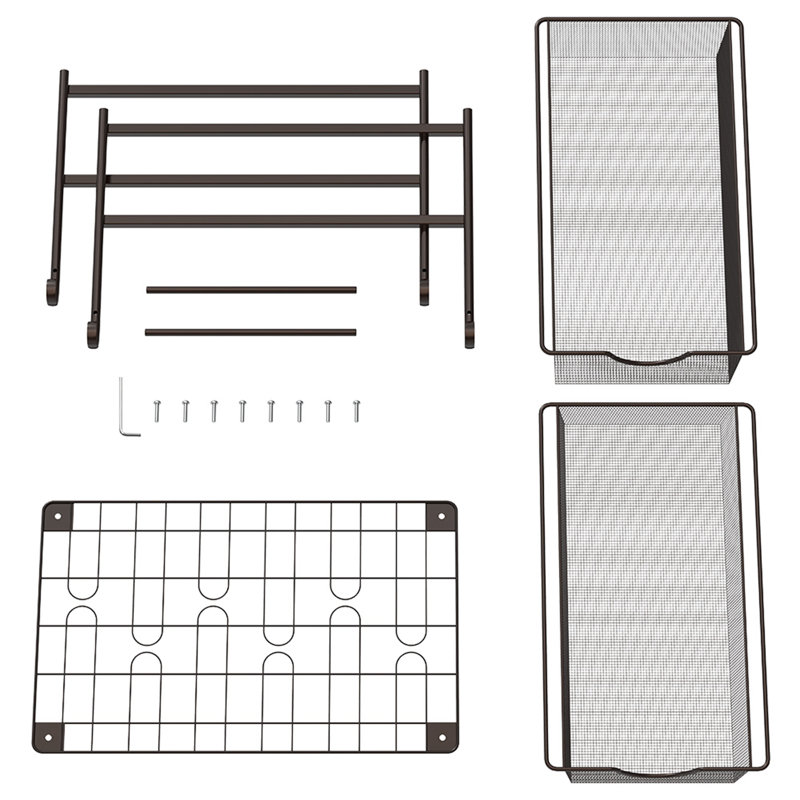 Jaivian Cabinet Shelving Rack