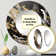 Elleana Metal Round Mirror