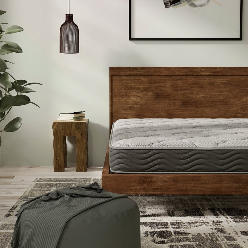 Matelas hybride ferme avec ressorts ensachés, Lit double