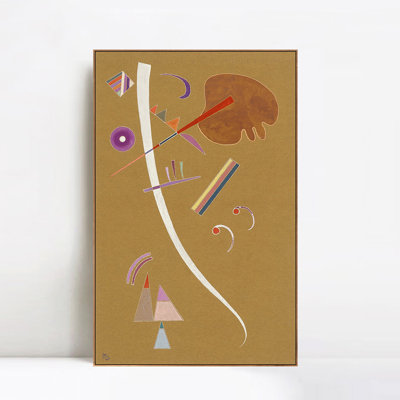 Impression sur toile encadrée, impression d'art numérique sur toile, "OHNE TITEL" (UNTITLED) (7) par Wassily Kandinsky Wall Art Living Office Home Decorations